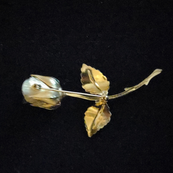 Giovanni Rose Vintage Gold Pin - Picture 3 of 5